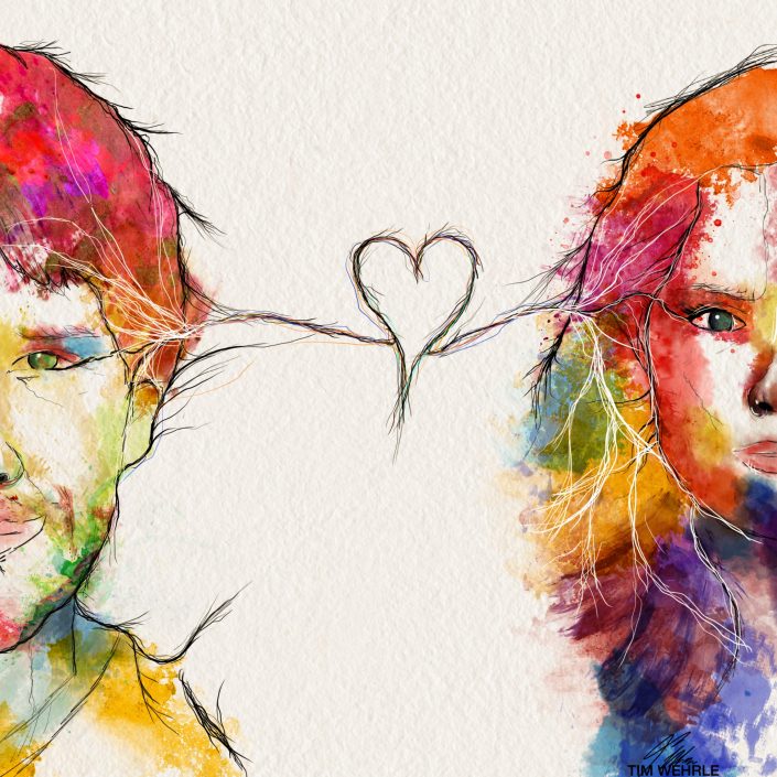 Watercolor Couple